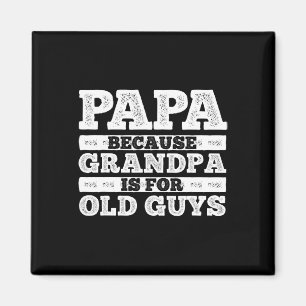 Coola Farfar Konst För Män Farfar Pappa Förälder F Magnet