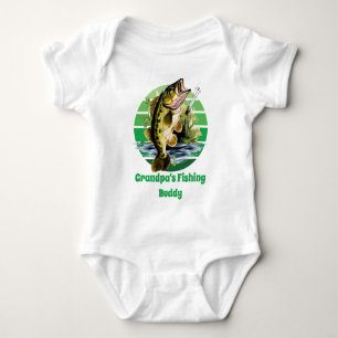Coola Farfars fiske Buddy lägger till textpojkar T Shirt