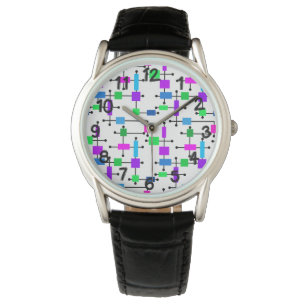 Coola Färg Grid Armbandsur