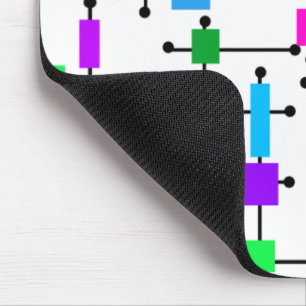 Coola Färg Grid Musmatta