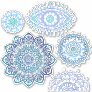 Coola Färg Megaflora Design Mandala Klistermärken