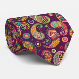 coola färg paisley-halsen i mönster slips