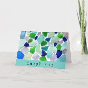 Coola Färg Sea Glass Tack Kort