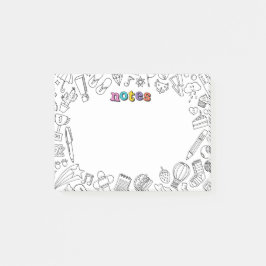 Coola Färga PostIT-anteckningar Post-it Block