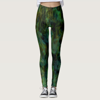 Coola Färgad Brandväggar Leggings