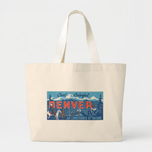 Coola - färgfull Denver Jumbo Tygkasse