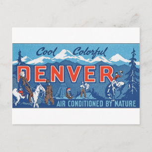 Coola - färgfull Denver Vykort