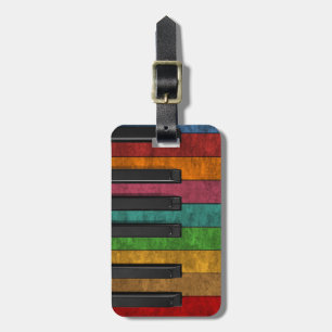 Coola, färglös, antik grunge, piano bagagebricka