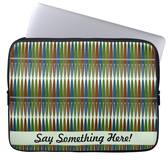 Coola Färglöst skrivpenna Design Art Laptop Fodral (Framsidan)