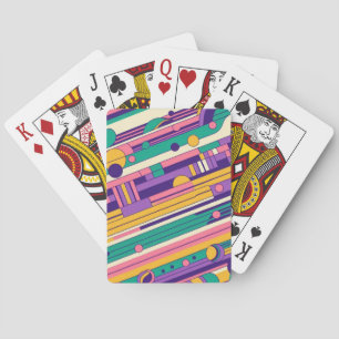 Coola, färgstark 80s/90s, designad casinokort