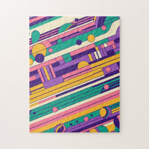 Coola, färgstark 80s/90s, designad pussel