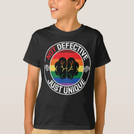 Coola Färgstark firande av neurologisk mångfald T Shirt