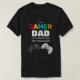 Coola Färgstark "GAMER" PAPPA | FARS DAG T Shirt (Design framsida)
