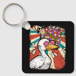 Coola Farm Animal Disco Boll Sunglass Retro Fånig Nyckelring