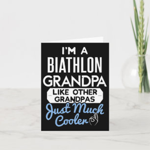 Coola Fars dag Biathlon Grandpa Kort