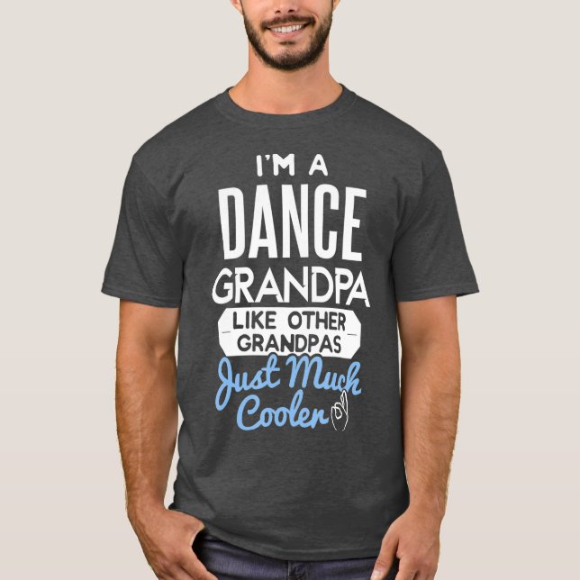 Coola Fars dag Dance Grandpa T Shirt (Framsida)