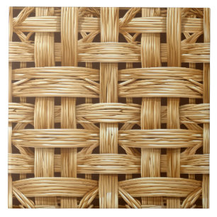 Coola faux weave mönster kakelplatta