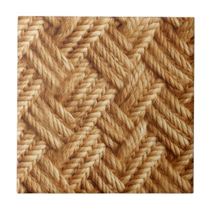 Coola faux weave mönster kakelplatta