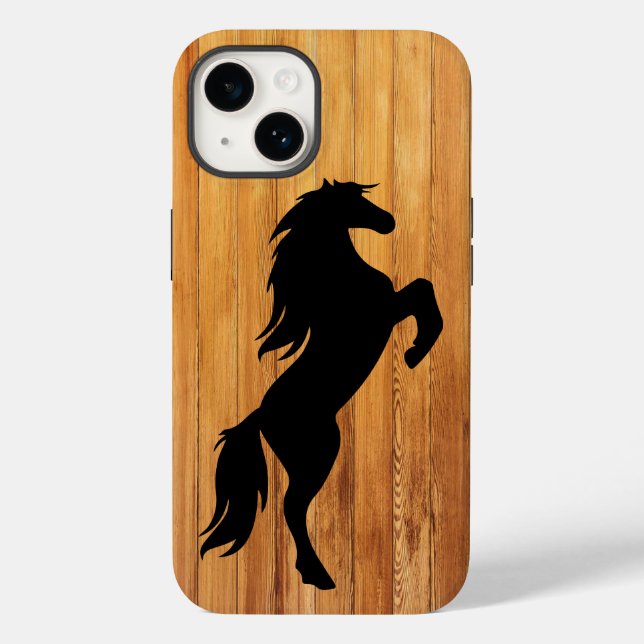 coola faux wood horse lovers Land (Baksida)