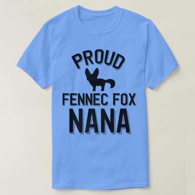 Coola Fennec Fo Grandparent Proud Fennec Fo Nana P T Shirt (Design framsida)