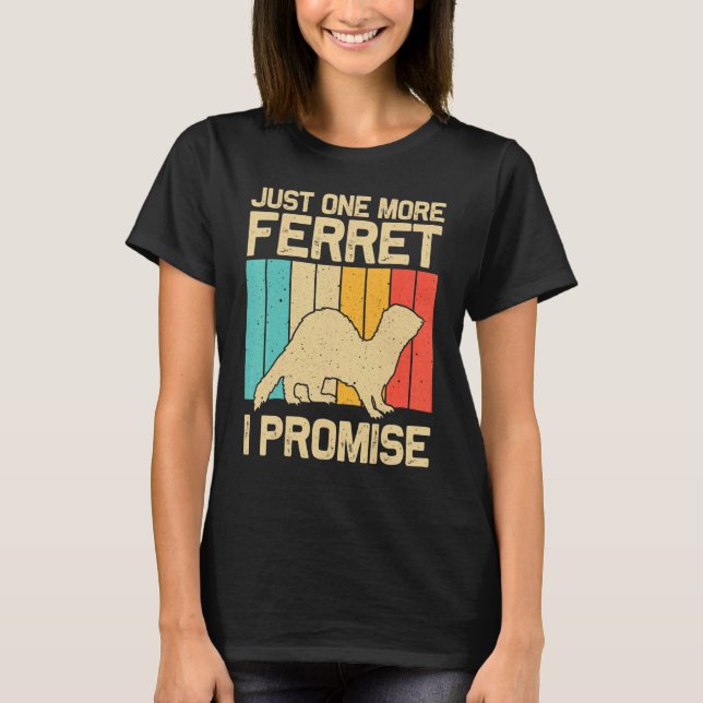 Coola Ferret För manar Women Animal Ferret Owner R T Shirt (Framsida)