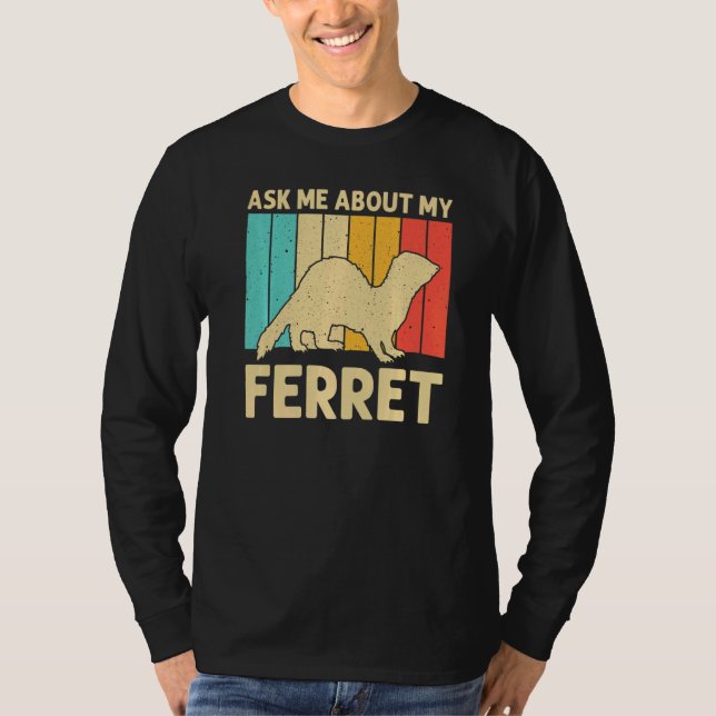 Coola Ferret För manar Women Animal Ferret Owner R T Shirt (Framsida)
