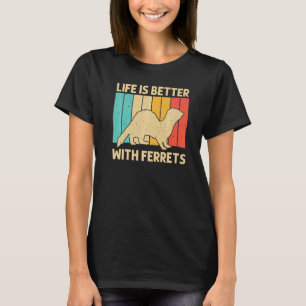 Coola Ferret För manar Women Animal Ferret Owner R T Shirt