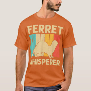 Coola Ferret För manar Women Animal Lover Ferret O T Shirt