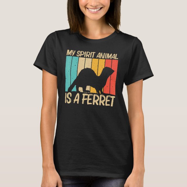 Coola Ferret För manar Women Ferret Pet Animal 3 T Shirt (Framsida)