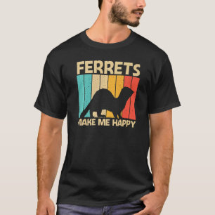 Coola Ferret För manar Women Ferret Pet Animal T Shirt