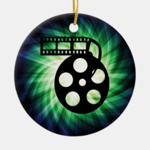 Coola Film Reel. Julgransprydnad Keramik