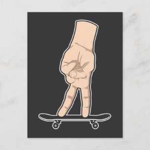 Coola Fingerboard Hobby Skateboarding Vykort