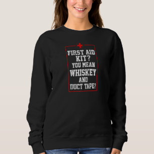 Coola First Aid Kit Whiskey Duct Tape Funny Joke D T Shirt