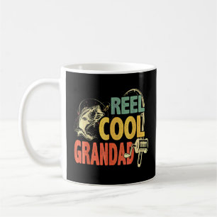 Coola Fisherman Fishing Vintage Reel Coola Grandad Kaffemugg