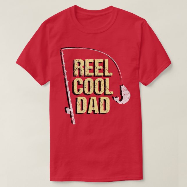 Coola Fishing Pappa Funny Fars dag Gift for Fishe T Shirt (Design framsida)
