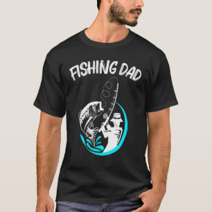 Coola Fiskare i För manar Pappa Fiskare i Krok B T Shirt
