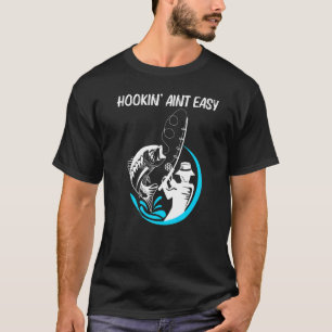 Coola Fiske konst För manar kvinnliga fiskare Fisk T Shirt