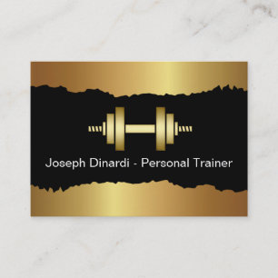 Coola Fitness Trainer Modern Affärskort Visitkort