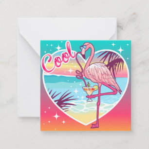 Coola Flamingo Anteckningskort