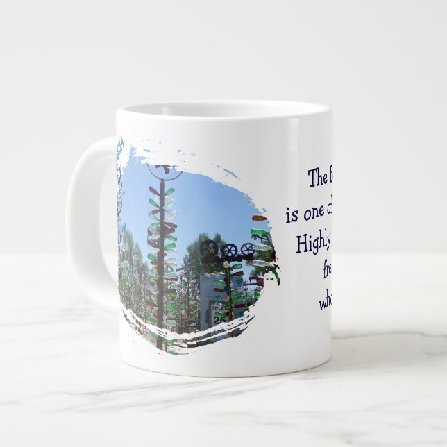 Coola Flaska Träd Ranch Jumbo Mugg! Mugg (Framsida vänster)