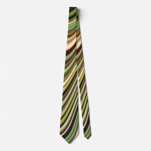 Coola Flera Färg Curvy Linjer Slips (Framsida)