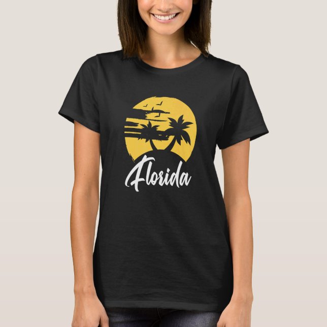 Coola Florida   T Shirt (Framsida)