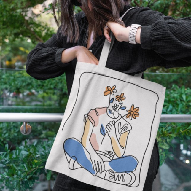 Coola Flowers Girl Tygkasse (Skapare uppladdad)