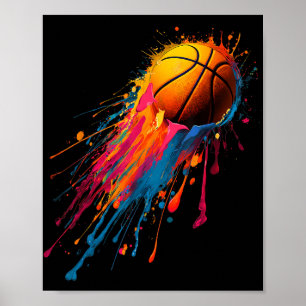 Coola Födelsedag Färgämne Dye Färg Paint Stänk Poster