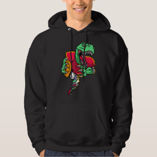 Coola Football Rex Dinosaur Sports Manar Women Hoodie