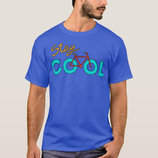 Coola för att hålla kvar cykeln t shirt