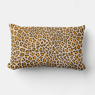 Coola för att undvika leopard Mönster Lumbar Pillo Lumbarkudde