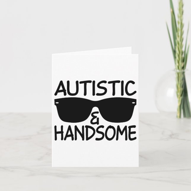 Coola för autistisk och praktisk medvetenhet om au kort (Framsida)