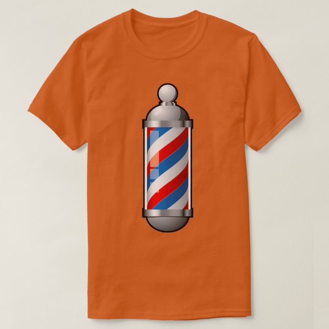 Coola för barber Design 2 T Shirt (Design framsida)