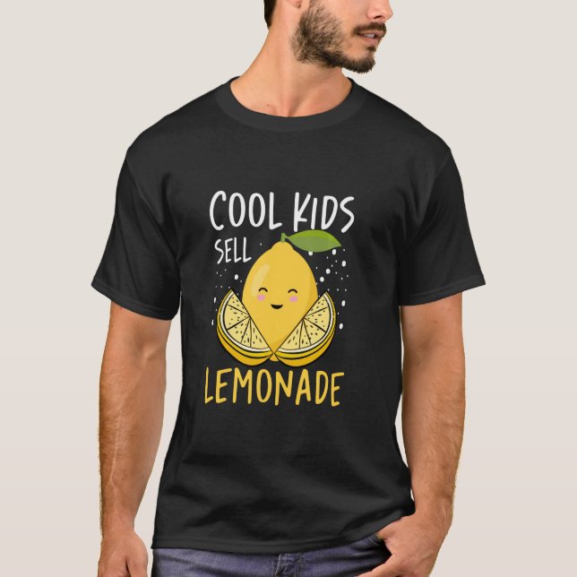 Coola för barn: Lemonade stativ för lyxfots T Shirt (Framsida)